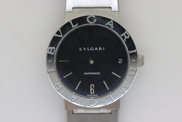 BVLGARI ブルガリ・ブルガリ33SS　オーバーホール、ゼンマイ及びリューズ交換、研磨・料金のご紹介