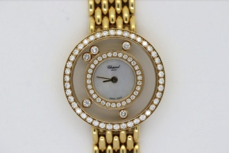 Chopard ショパール ハッピーダイヤモンド 205691-0001電池交換