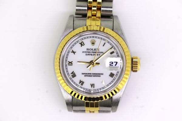 ロレックス デイトジャスト（ROLEX DATEJUST）69173 レディースのオーバーホールの修理事例1　