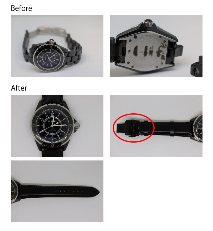 腕時計のベルト修理 交換なら腕時計のプロ白金堂にお任せください 時計修理工房 白金堂 時計修理職人直営店 オーバーホール 電池交換 ベルト修理 交換 溶接やロレックス オメガ カルティエ タグホイヤー ブライトリング ブルガリ セイコー カシオの