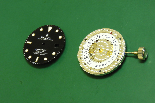 ROLEX ロレックス サブマリーナ オーバーホール、研磨及び部品